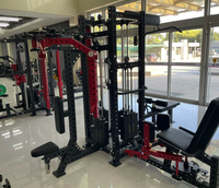 Machine de musculation intégrée multi-utilisateurs BN à haute stabilité avec pile de poids indépendante pour centre de fitness commercial de taille moyenne à grande