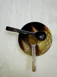 Bol exclusif en corne de buffle et bol en corne de buffle poli et brillant de taille moyenne et vente personnalisée - Product Image 6