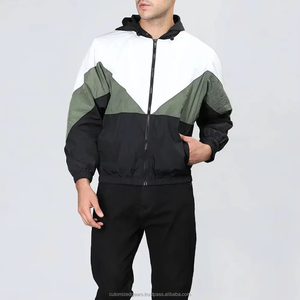 เสื้อแจ็คเก็ตบลูซองคุณภาพสูงสำหรับผู้ชาย คอตั้ง กันน้ำ กันลม มีฮู้ด ซิป ผ้าทอ ปรับแต่งได้ สำหรับฤดูหนาว - Product Image 3