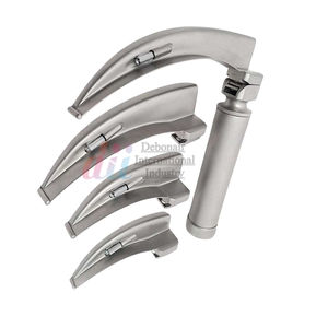 Ensemble de laryngoscope électrique professionnel Debonairii avec lame flexible en acier inoxydable, modèle Dii-LS-006, pour hôpital, clinique, voies respiratoires - Product Image 6