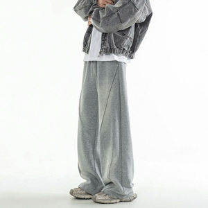 Pantalones Deportivos Personalizados para Hombre, Lavado Ácido, Estilo Vintage, Tejido Grueso, Ropa Casual Urbana, Felpa Francesa Lisa, Transpirable, Ecológico, en Oferta - Product Image 5