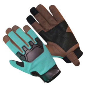 Amara Gants de travail de mécanicien en cuir synthétique avec insertion TPR Gants de sécurité de protection personnelle pour la protection des mains au travail - Product Image 3