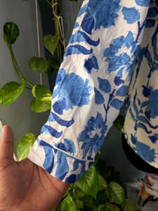 Hecho a mano hermoso algodón PJ Set Floral impreso ligero transpirable y suave regalos para ella - Product Image 5