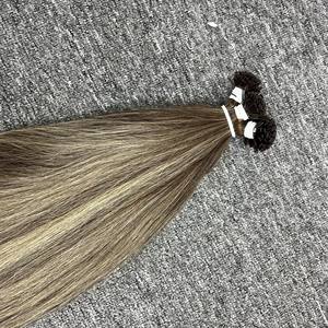 Wholesale 100% Vietnamese Remy Hair Extensions <b>Piano</b> Flat Tip Custom Colors Virgin Hair Single Donor Machine Double Weft Hair - Product Image 5