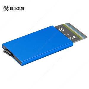 TILONSTAR TVC100 Multi-colors in Stock Smart Automatic RFID Blocking Metal Aluminum Pop up Credit ID Card Holders - Product Image 2