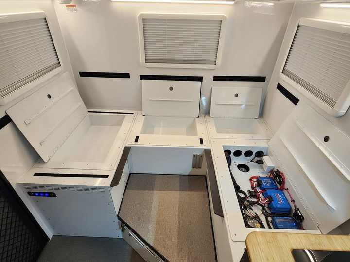 Ecocampor Pop up Truck Camper Slide on Camper with Kitchen and Toilet for sale to usa and Europe with free shipping