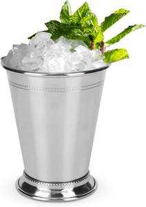 Calidad Premium Moscow Mule Mojito Mint Julep Copas de cóctel de acero inoxidable Logotipo láser personalizado Suministros para Bar Metal Best Moscow - Product Image 5