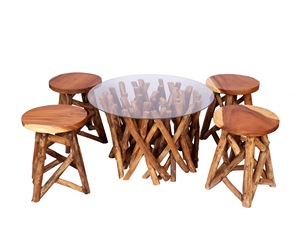 Mesa de raíces de madera - Product Image 2