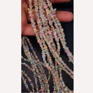 35 brins d'opale éthiopienne 3mm - 5mm perles rugueuses 1495 Cts 16 pouces Iroc ventes pierres précieuses de haute qualité non coupées US $210 pour tous - Product Image 2