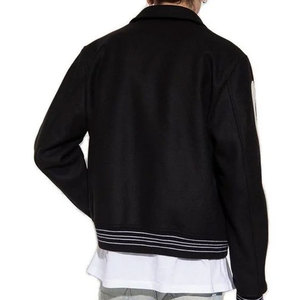 Veste d'université en laine pour homme, Logo personnalisé, qualité supérieure - Product Image 4
