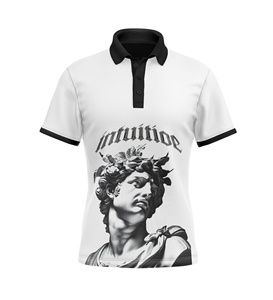 Polo à manches courtes confortable pour les professionnels du commerce, impression par sublimation personnalisée, polos pour hommes, vêtements - Product Image 4