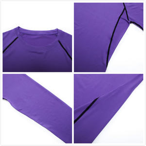 Nouveaux hommes à séchage rapide Compression Rash Guard chemise à manches longues Fitness Sportswear Rash Guard chemise pour hommes - Product Image 2