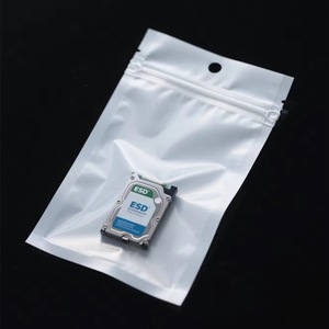 Bolsas de protección antiestática plateadas grises resellables con cierre zip ESD para electrónica, PCB, reacondicionamiento de portátiles y reciclaje. - Product Image 1