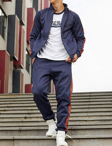Brand Men Tracksuit Set <b>Full</b>-<b>Zip</b> <b>Sweatshirt</b> Jogger Sweatpants Warm Sports Suit Gym Training Wear - Product Image 2