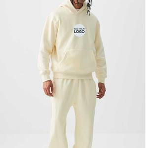 Sudadera con capucha y pantalones de jogging, ropa de descanso cálida de invierno con bolsillo de canguro y cintura con cordón, chándal de tallas grandes, chándal DE LA S-XXL - Product Image 4