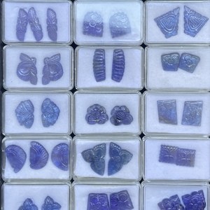 10mm 20mm tazanita azul Natural Flor de lujo tallado piedras preciosas sueltas para la fabricación de joyas última tendencia piedra Real Alibaba - Product Image 3