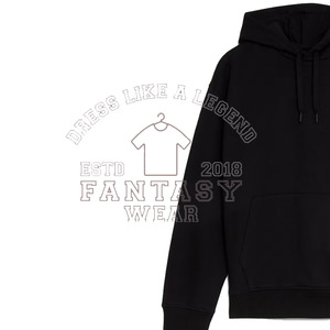 เสื้อฮู้ดดี้ FANTASY WEAR 2026 พรีเมียมสำหรับผู้ชาย ผ้าฝ้าย 100% เนื้อหนา คุณภาพหรูหรา พิมพ์ลายพัฟฟ์ ทรงโอเวอร์ไซส์ - Product Image 3