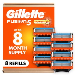 Lames de rasoir Gillette Fusion5 Power pour hommes, recharges de rasoir à 5 lames, lot de 8 - Product Image 4