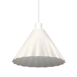 Lampada a sospensione in carta bianca Pulp Decor 1XE27 (Ledvance 837904) - Product Image 1