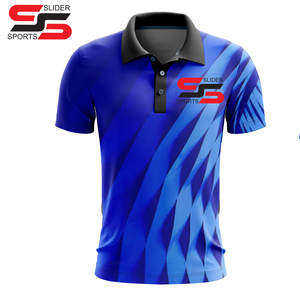Polo de golf personalizado bordado con logotipo sublimado de alta calidad al por mayor para hombres y mujeres - Product Image 1