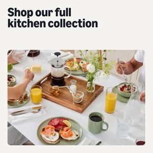 Plateau de rangement et de service en bois massif de qualité supérieure avec finition lisse et poignées faciles à saisir pour la cuisine, la salle à manger, la table basse et la décoration intérieure - Product Image 4