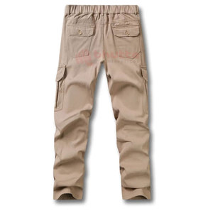Nuevos y elegantes pantalones Cargo de algodón para hombre con material transpirable y ajuste cómodo para usar durante todo el día - Product Image 1