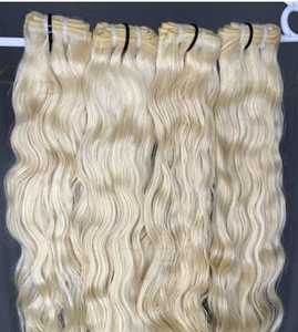 Extensiones y pelucas de cabello humano Rubio Onda India suave y estilos rectos 30 pulgadas de longitud Textura recta natural - Product Image 4
