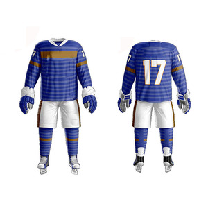 Uniformes de hockey sur glace personnalisés de haute qualité, vente en gros, vêtements d'équipe sportive sublimés, uniformes OEM - Product Image 1