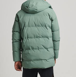 แจ็คเก็ตพัฟเฟอร์ฤดูหนาวสำหรับผู้ชาย สวมใส่ลำลองกลางแจ้ง เนื้อผ้านุ่มบุใยสังเคราะห์ ปิดด้วยซิป กันน้ำ - Product Image 2