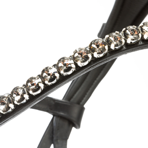 La brida está hecha de cuero de alta calidad. Esta brida tiene un aspecto particularmente elegante debido a la menor cantidad de correas si lo desea. - Product Image 2