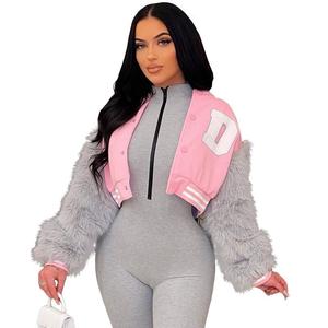 Chaqueta cortavientos bordada de chenilla con soporte personalizado de diseñador de fábrica OEM, chaqueta universitaria de invierno de calle, chaquetas de chenilla para hombre - Product Image 2