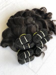 Venta al por mayor 100% Cutícula Alineada Camboya Templo Indio Virgen 16 ''Paquetes de cabello ondulado de cuerpo suelto Extensiones de cabello humano individual - Product Image 6