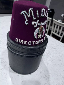 หมวกเฟซสีน้ำตาลแดงของชรีเนอร์ส พร้อมกล่อง หมวกวินเทจสำหรับฟรีเมสัน หมวกเมสันคุณภาพสูง ผลิตตามสั่ง ขายดีที่สุด หมวกเฟซขายดี - Product Image 4