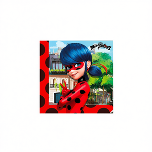 Serviettes en papier Coccinelle 33x33cm 20 pièces Décorations de fête Fournitures d'anniversaire pour enfants - Product Image 2