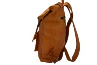 Sac à dos pratique en cuir véritable tressé élégant Moroccan Soul Modèle 062 avec motif lettres, accessoires de voyage essentiels