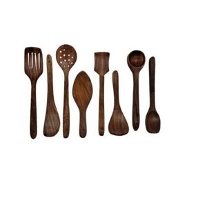 Juego de cuchara de madera de diseño elegante para cafetería, cuchara de alta calidad para el hogar y el hotel, hecho de India Art Palace - Product Image 5