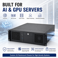 Boîtier de serveur 2U personnalisé en tôle pour centre de données IA GPU, fabrication OEM