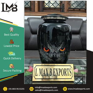 <b>Funeral</b> <b>Supplies</b> Standard Quality Wholesale Adult Cremation Aluminium Urns for Human Ashes From Indian Manufacturer - Product Image 5