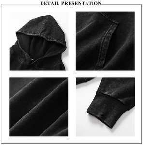 Premium 400GSM Sweats à capuche en coton Sweats unisexes lourds Chaud Confortable Usine En Gros - Product Image 2