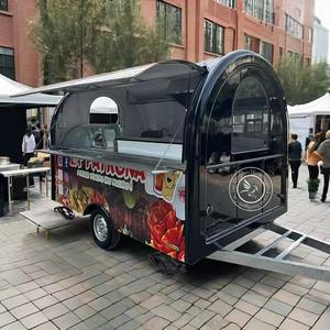 New Standard Airstream Mobile Food <b>Trucks</b> <b>Commercial</b> <b>Truck</b> <b>Trailer</b> Vegan Food Mobile Bar BBQ Catering 40T Payload for Sale - Product Image 4
