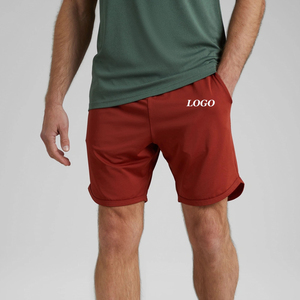 Shorts pour hommes en tissu respirant, couleur unie, prix d'usine, matière en coton, vêtements décontractés, ajustables, confortables, coupe décontractée, prix bas - Product Image 1
