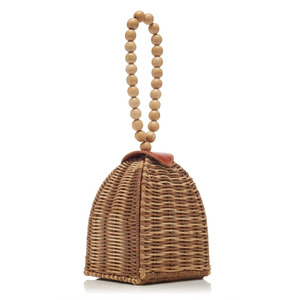 2025 New Boho Style Rectangle <b>Rattan</b> Straw Tote Handbag Fashionable Summer Beach Bag Trendy <b>Storage</b> Bin HNH Craft Vietnam's - Product Image 1
