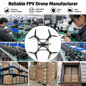 Dron FPV de 13 Pulgadas, Quadcopter con Marco de Fibra de Carbono, Motor sin Escobillas, Cámara Frontal, Plataforma Aérea, OEM, ODM - Product Image 6