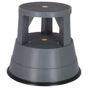 Sgabello rotondo WELL HOME up grigio scuro - Product Image 3