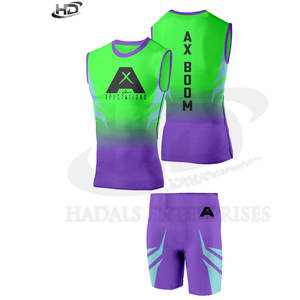 Uniforme d'athlétisme à contraste de couleur en polyester Uniforme d'athlétisme grande taille le plus vendu - Product Image 2