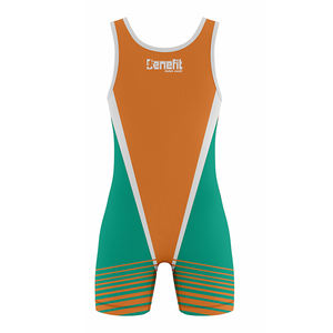 Traje de culturismo personalizado en blanco, camisetas de lucha de Spandex cómodas, venta al por mayor, sin mangas, corte automático, uniforme de lucha para adultos - Product Image 3