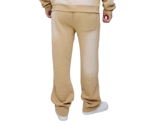 2026 Screen Printing Heavyweight Sun Faded Hoodie <b>Men</b> Oversized ACID Wash Vintage Tracksuit For <b>Men</b> <b>Flared</b> Tracksuit - Product Image 2