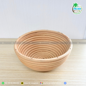 ตะกร้าหวายธรรมชาติจากโรงงานเวียดนามสำหรับขนมปังทรงไร้ที่ติ - Product Image 6