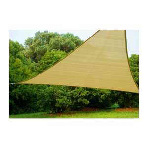 Telo Ombreggiante in Poliestere "Vela" 500x500x500 cm, 5x5x5 Metri, Triangolare, Ecru - Product Image 1