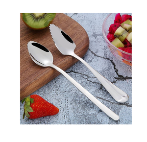 Most Selling Stainless Steel <b>Grapefruits</b> <b>Spoon</b> Stirring Coffee Creative Dessert <b>Spoon</b> 6-Pieces Excellent Quality - Product Image 3